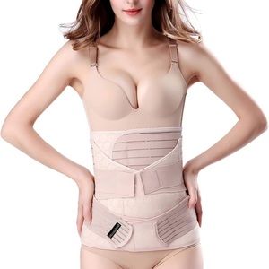 3 in 1 Postpartum Recovery Aid Support Wrap for Belly, Waist, and Pelvis